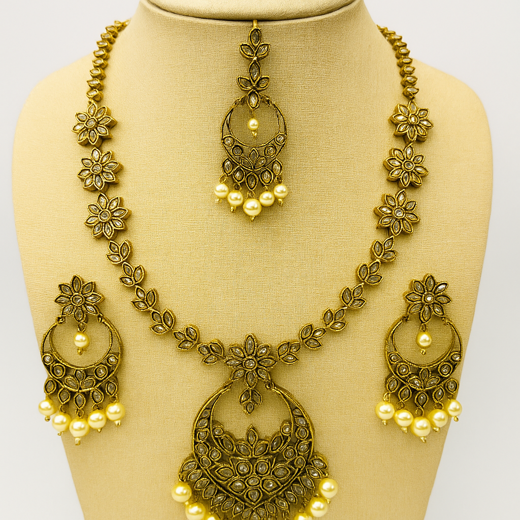 Sitara Polki Kundan Jwellery Set