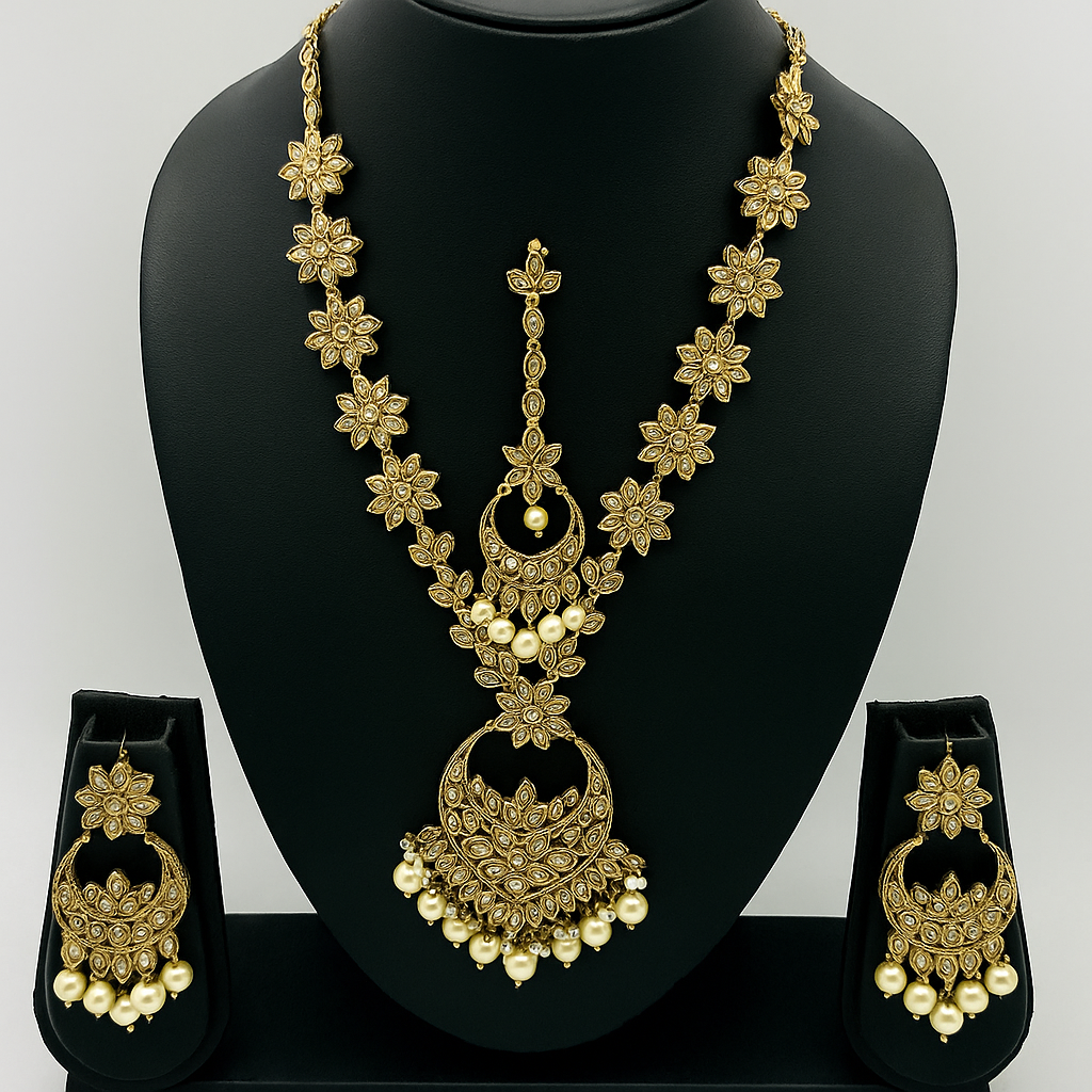 Sitara Polki Kundan Jwellery Set