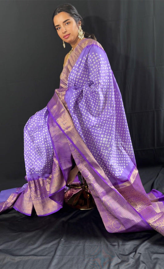 Kanchipuram Hand Tied Saree - Pure Kanchipuram Silk Saree