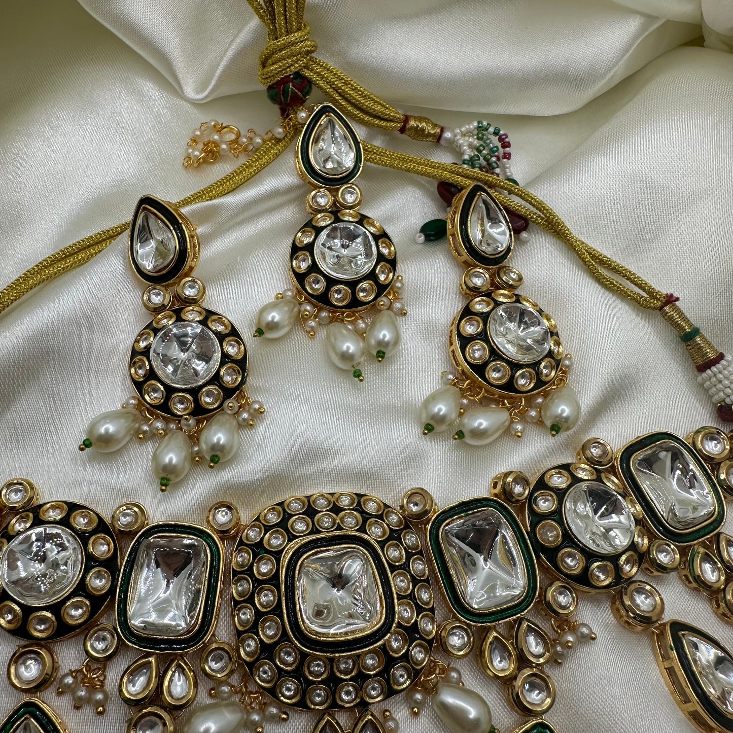 Simra Kundan Polki Necklace set
