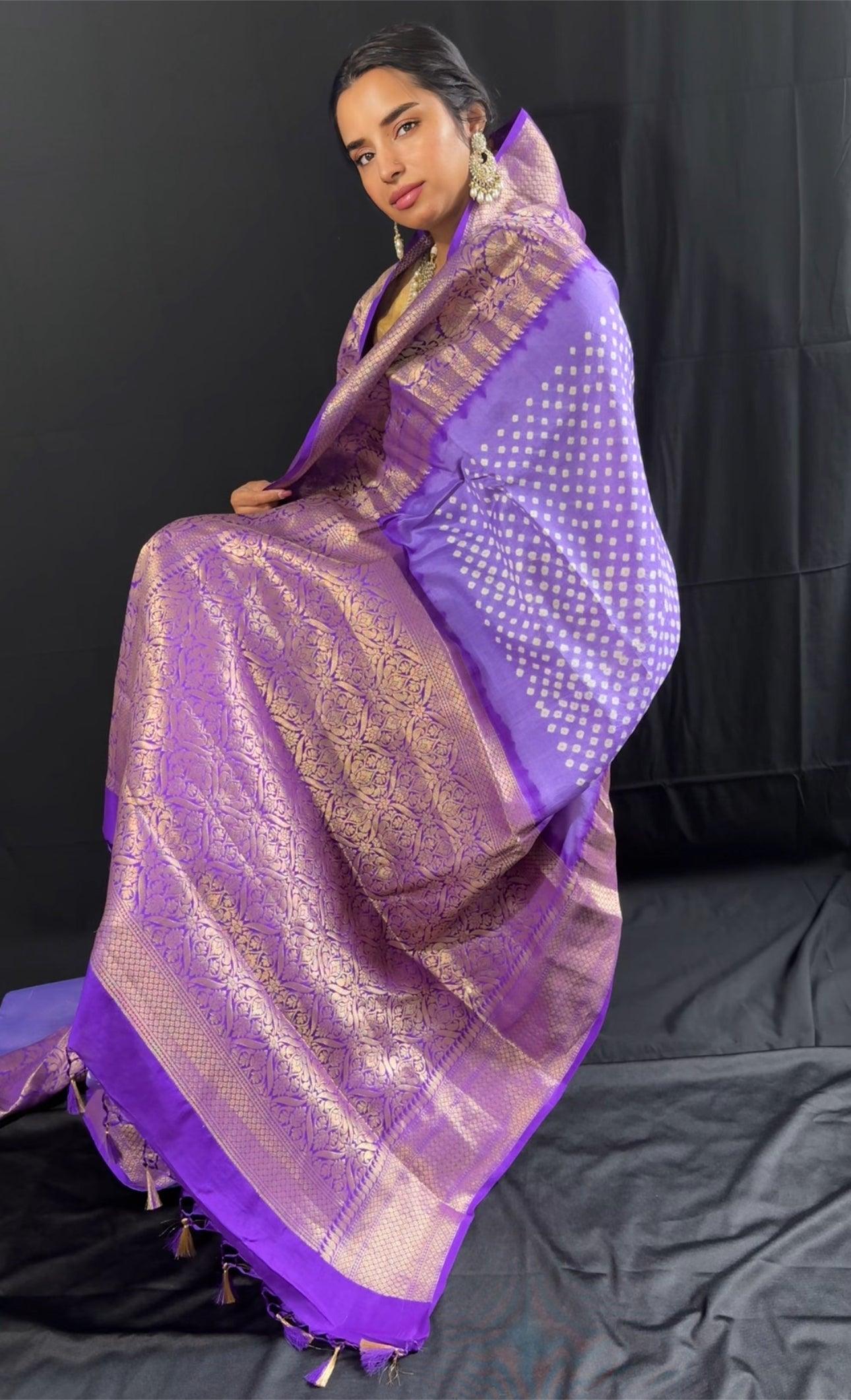 Kanchipuram Hand Tied Saree - Pure Kanchipuram Silk Saree