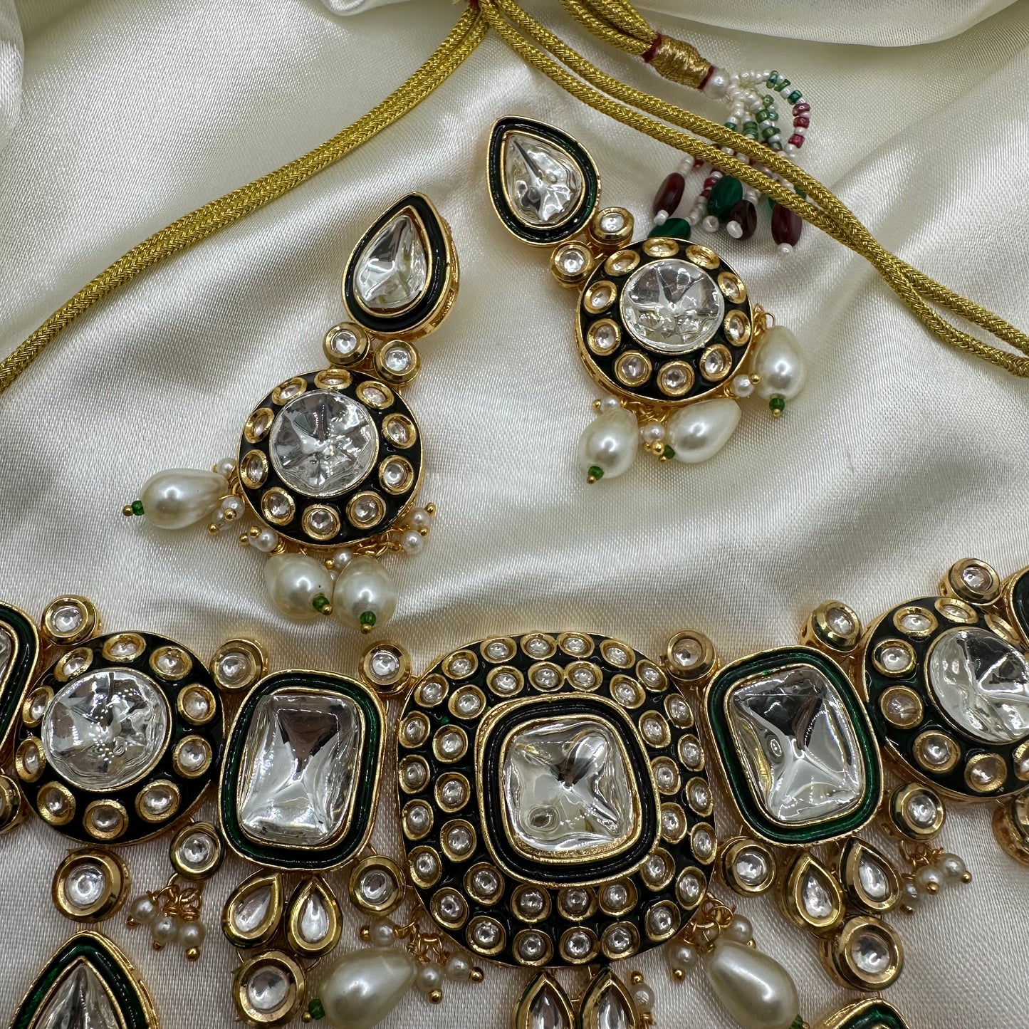 Simra Kundan Polki Necklace set