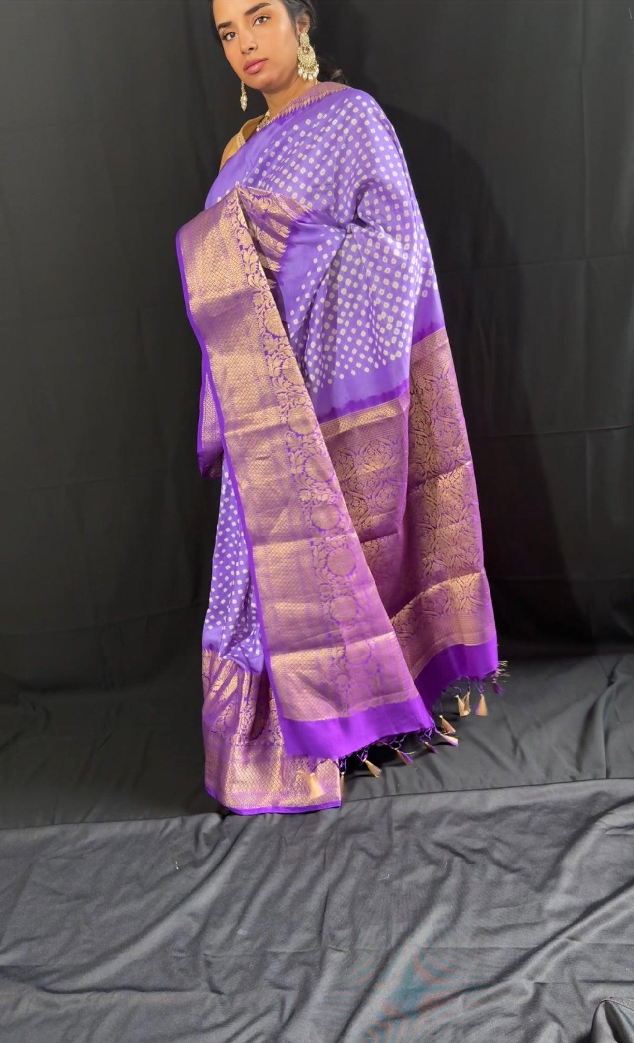 Kanchipuram Hand Tied Saree - Pure Kanchipuram Silk Saree