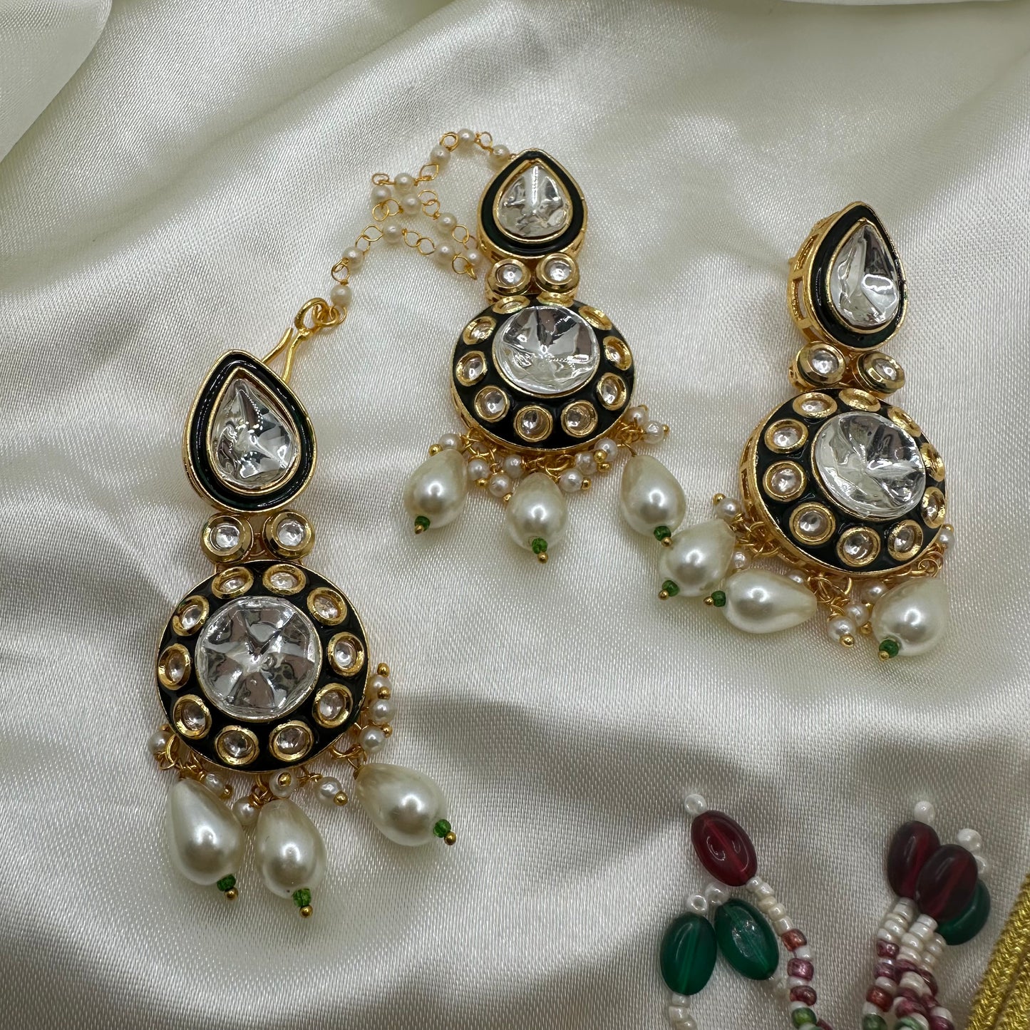 Simra Kundan Polki Necklace set