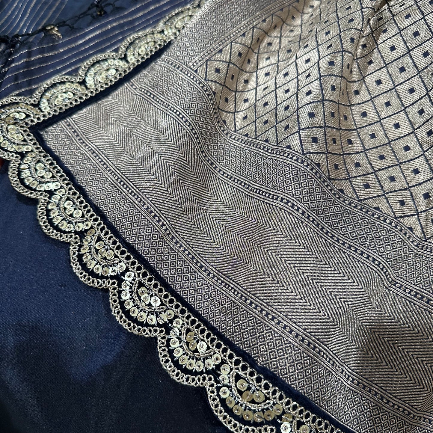 Tamana Bhatia X Jayanti Reddy Inspired Pure Katan Handwoven Banarasi Saree with Silk Mark
