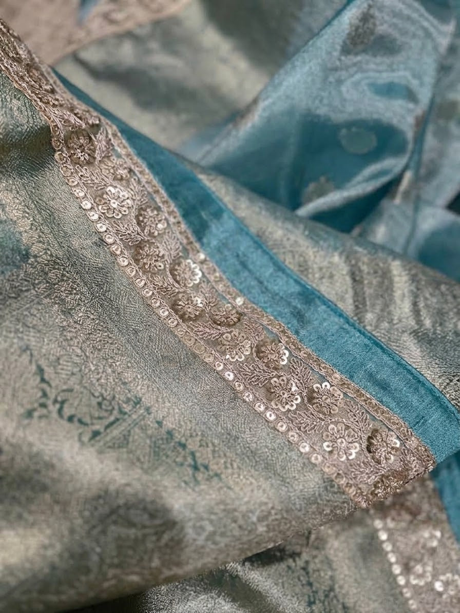 Banarasi Tissue Silk Saree with Gotta Patti - feather light elegance without the weight