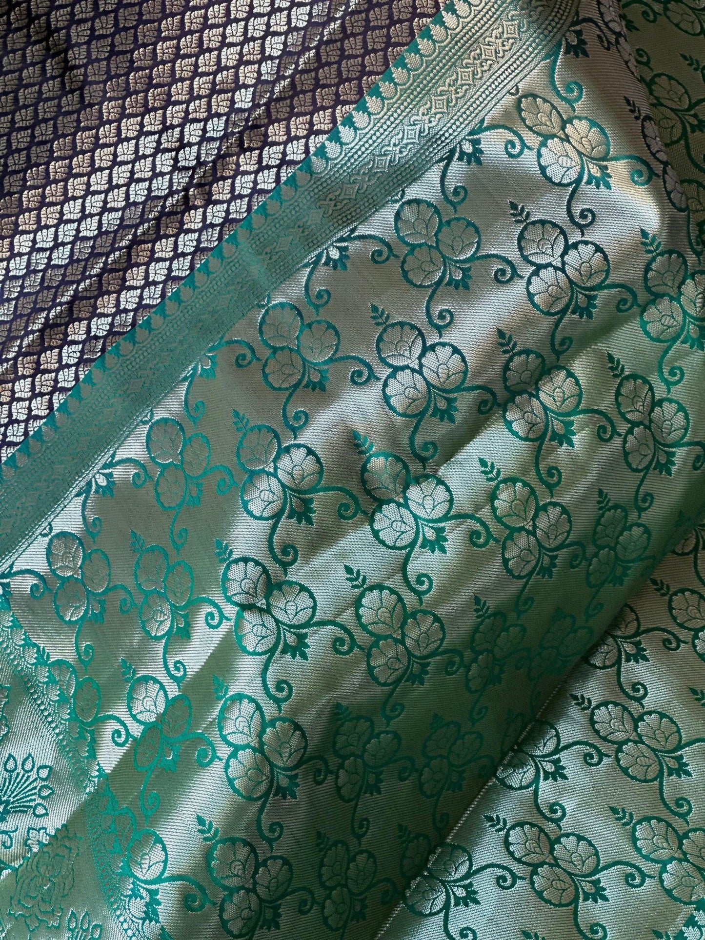 Kanchipuram Saree with Heavy Zari motifs Saree - By The Chic Tale