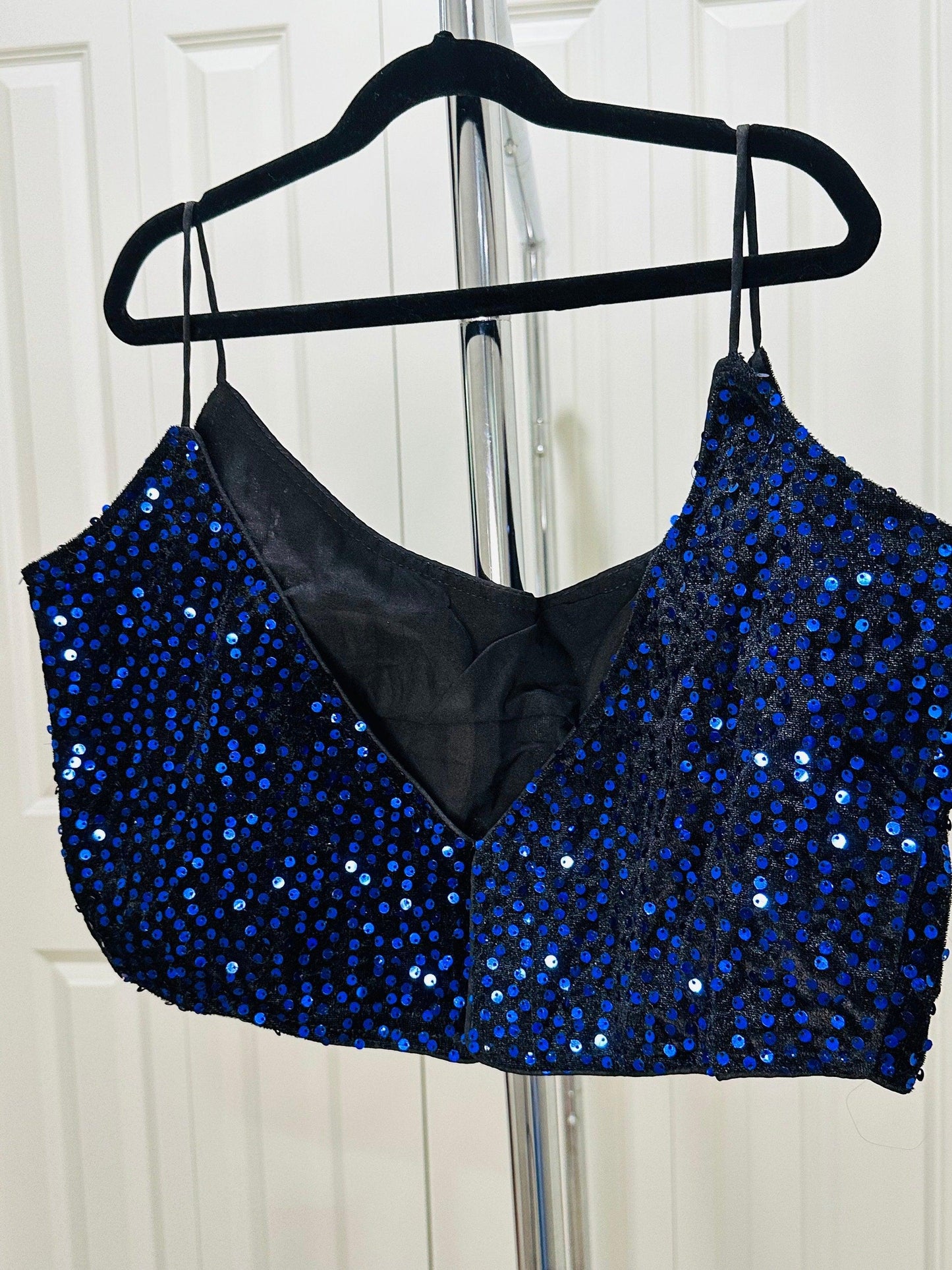 Sequin Blouses - Noodle Strap