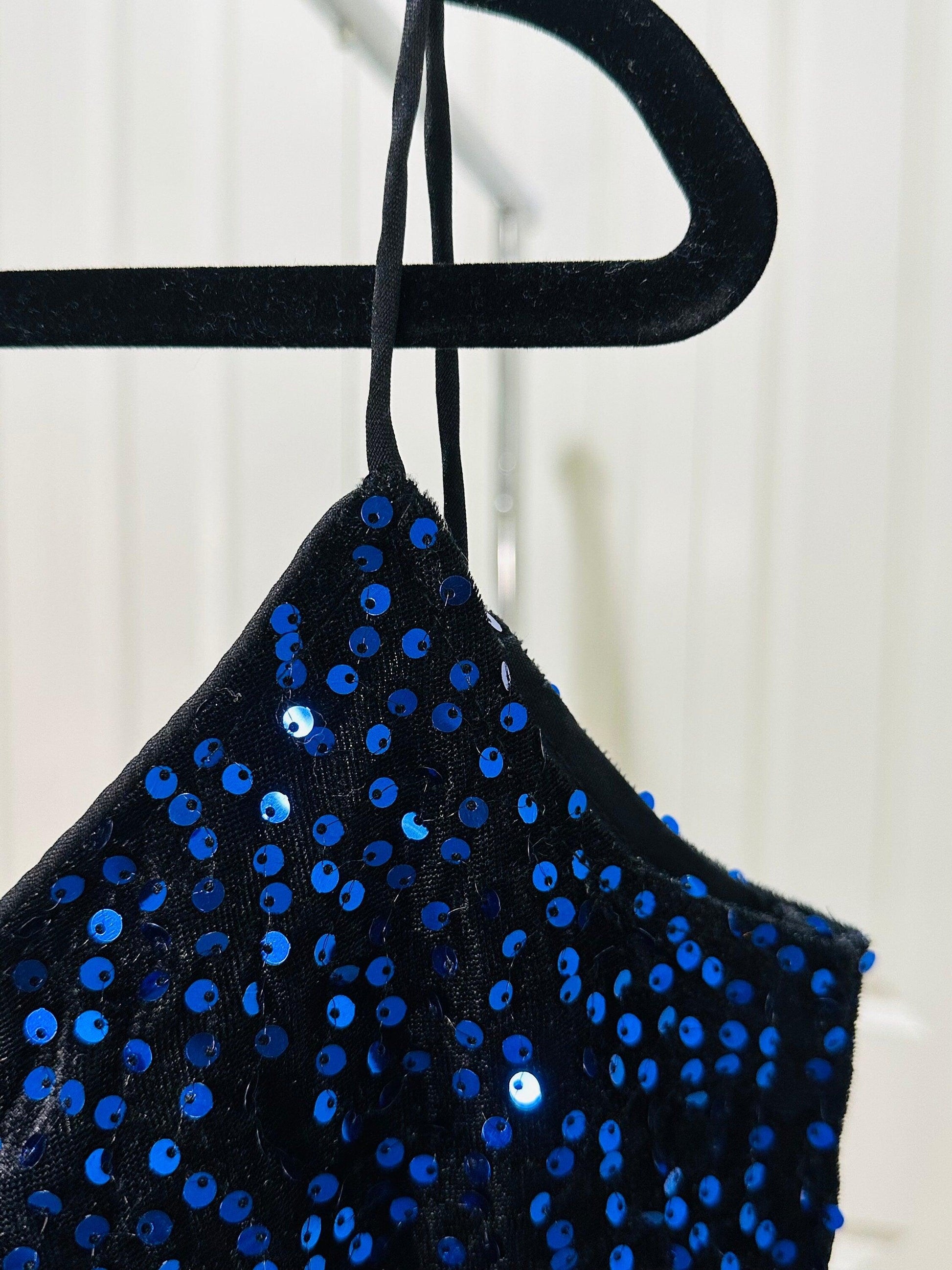 Sequin Blouses - Noodle Strap