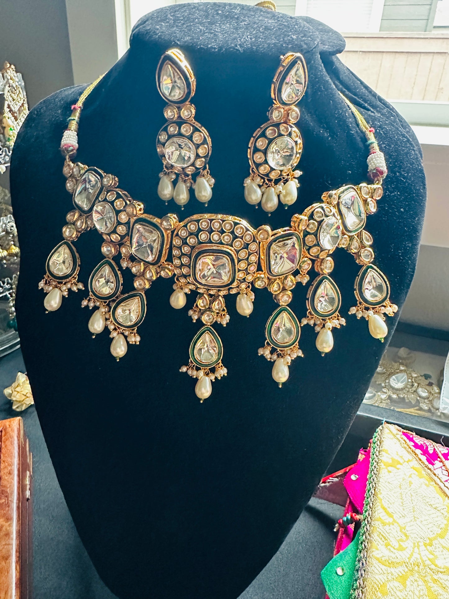 Simran Kundan Polki Necklace set