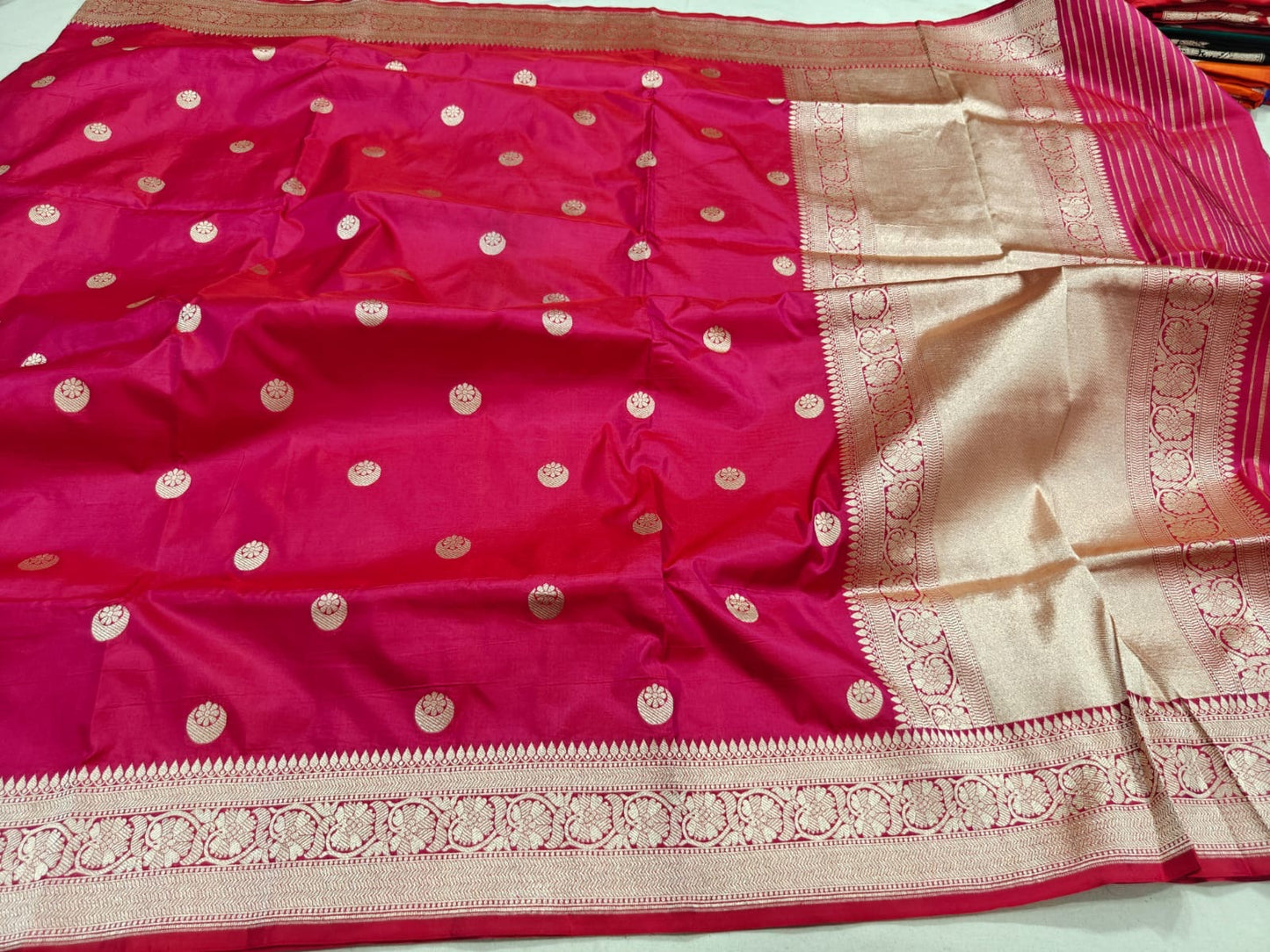 Chand Sitara – Handwoven Katan Silk Saree with Silk Mark