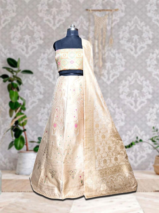 Banarasi Tilfi Handwoven Katan Silk Lehanga