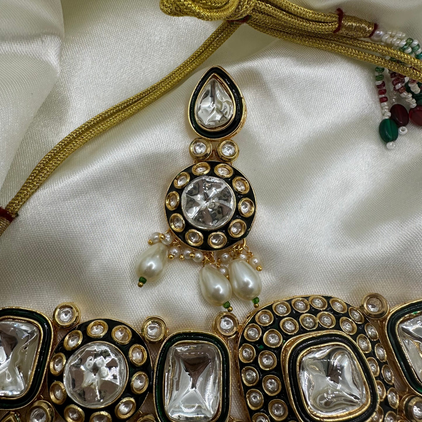 Simra Kundan Polki Necklace set