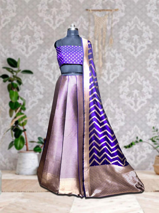 Banarasi Handwoven Katan Silk Lehanga
