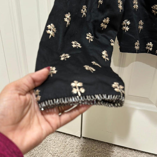 Full Sleeves Blouse with Zardozi work