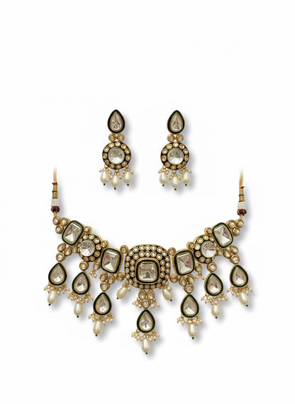 Simran Kundan Polki Necklace set