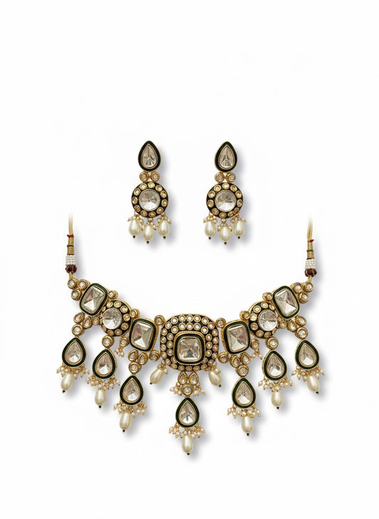 Simran Kundan Polki Necklace set