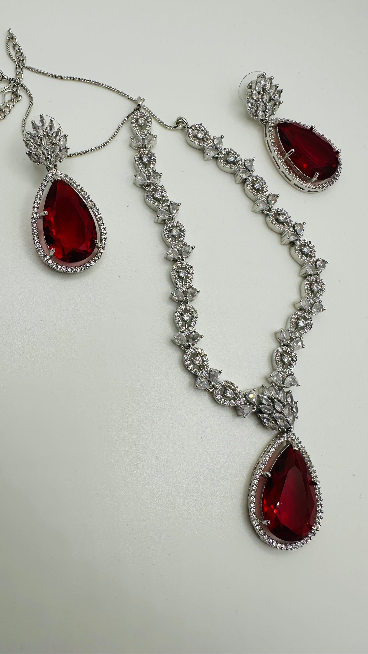 Ruby AD Jwellery Set