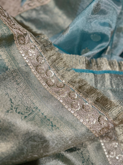 Banarasi Tissue Silk Saree with Gotta Patti - feather light elegance without the weight