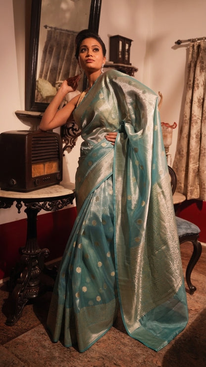 Banarasi Tissue Silk Saree with Gotta Patti - feather light elegance without the weight