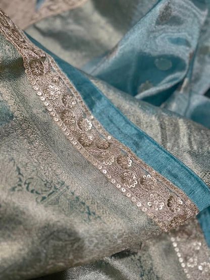 Banarasi Tissue Silk Saree with Gotta Patti - feather light elegance without the weight