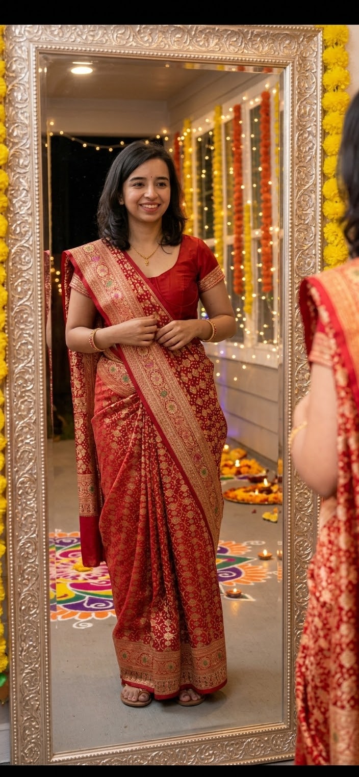 Hand Bandhej  Handloom Banarasi Saree in Pure Khaddi Georgette - see colors