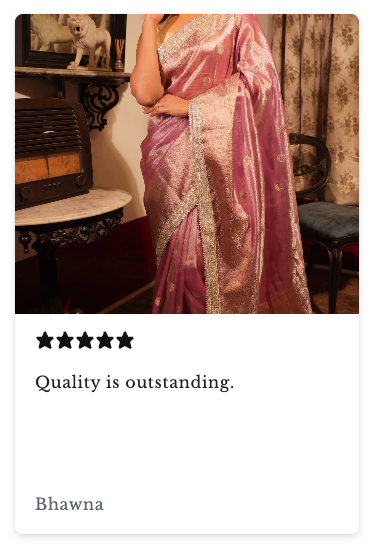 Banarasi Tissue Silk Saree with Gotta Patti - feather light elegance without the weight