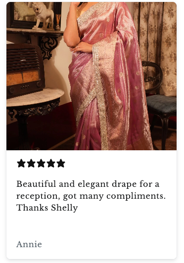 Banarasi Tissue Silk Saree with Gotta Patti - feather light elegance without the weight