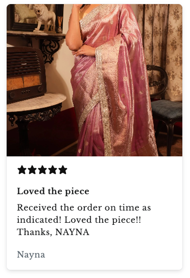 Banarasi Tissue Silk Saree with Gotta Patti - feather light elegance without the weight