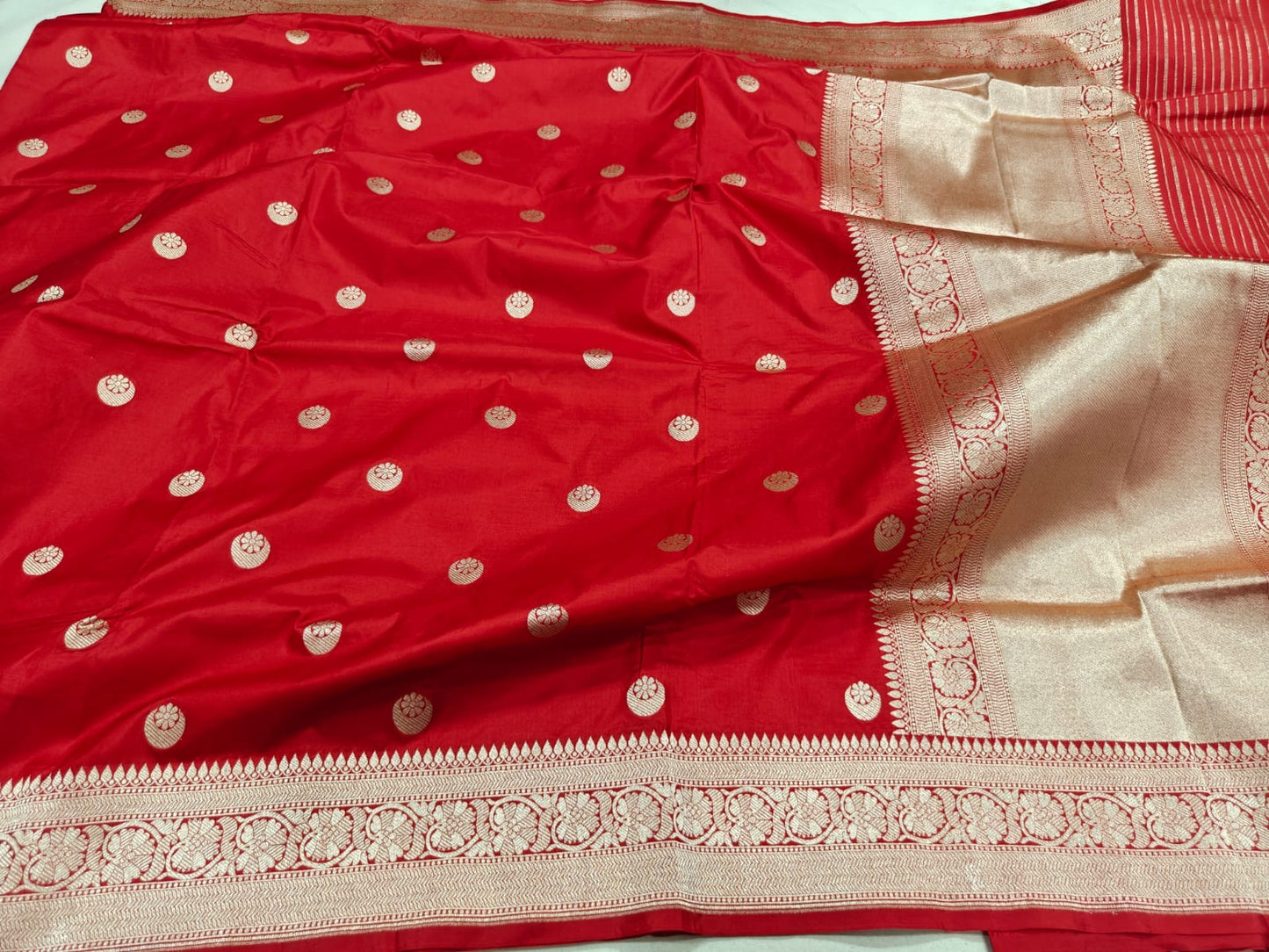 Chand Sitara – Handwoven Katan Silk Saree with Silk Mark