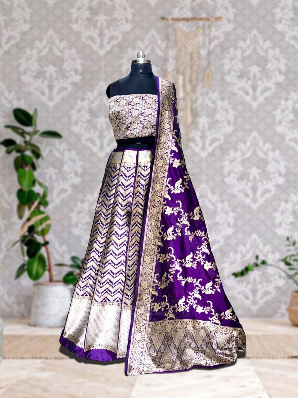 Banarasi Handwoven Katan Silk Lehanga