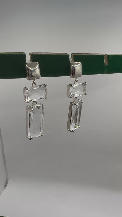 Crystal Drop Earrings