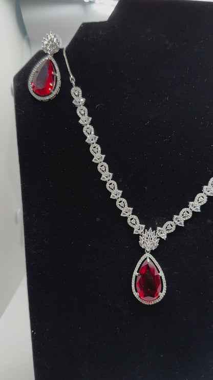 Ruby AD Jwellery Set