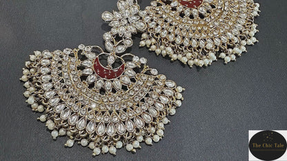 Deepika Padukone Meenakari Earrings