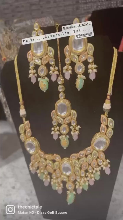 Beautiful Handmade Jewelry - Kundan Polki / AD by The Chic Tale