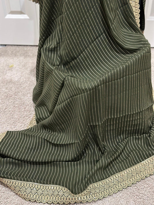 Pure Tussar Silk - Handloom - Hand Painted Saree - Indian Women Apparel - USA - Sarees by The Chic Tale